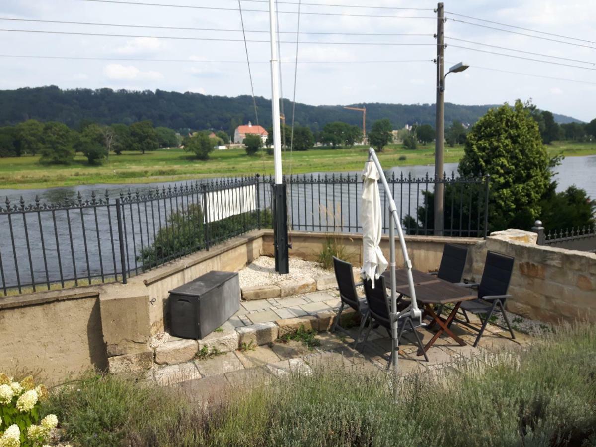 Ferienwohnung An Der Elbe Дрезден Экстерьер фото